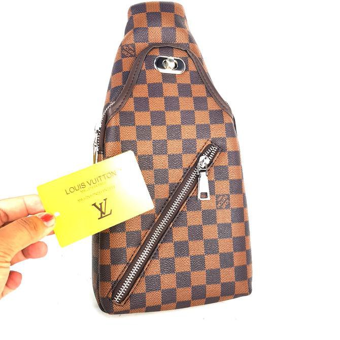 607J Tas Selempang Sling Bag / Shoulder Bag - Louis Vuitton Jasa Brown Top