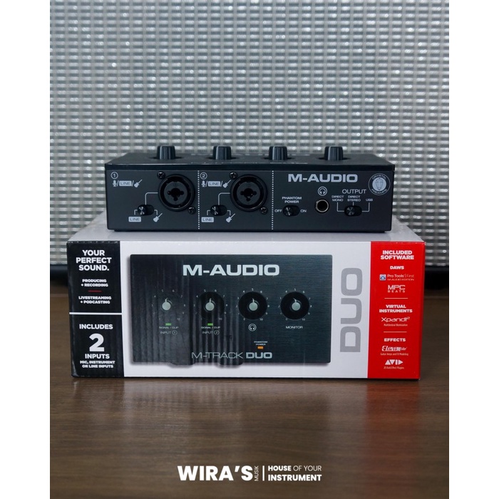 {suhadistore} Soundcard M audio M track Duo Berkualitas