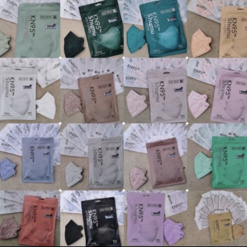MASKER SHUMU KN95 PRO 6 PLY ISI 10