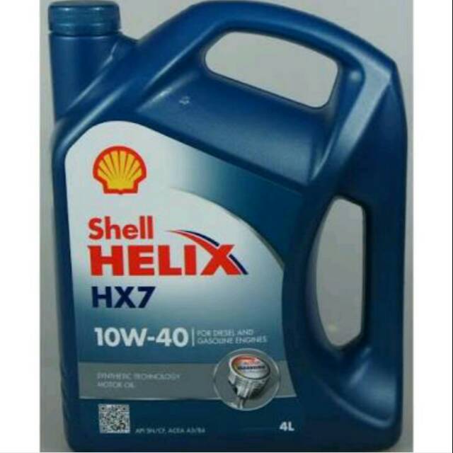 Shell helix HX7 10W-40 API SN/CF 4 Liter
