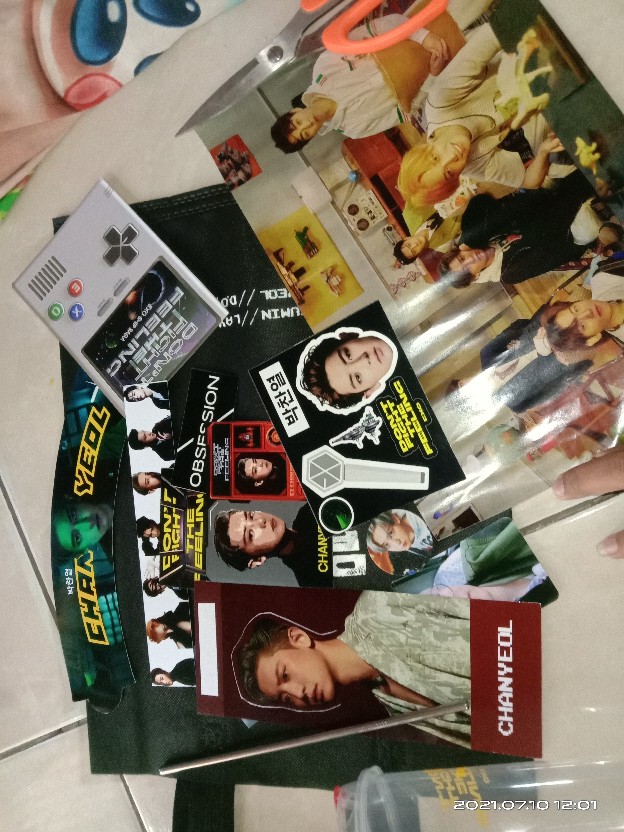 [ready Stock] Reusable Cup Exo Batch 6 Special Gift Dont Fight The Feeling + Eco Bag