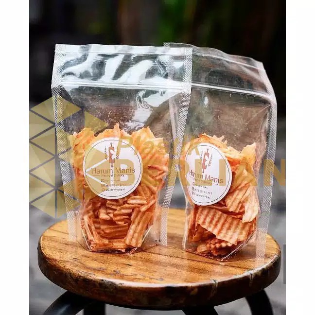 Plastik Klip Kemasan Berdiri Standing Pouch Double Seal Snack 10 X 17,6 Cm Isi 100