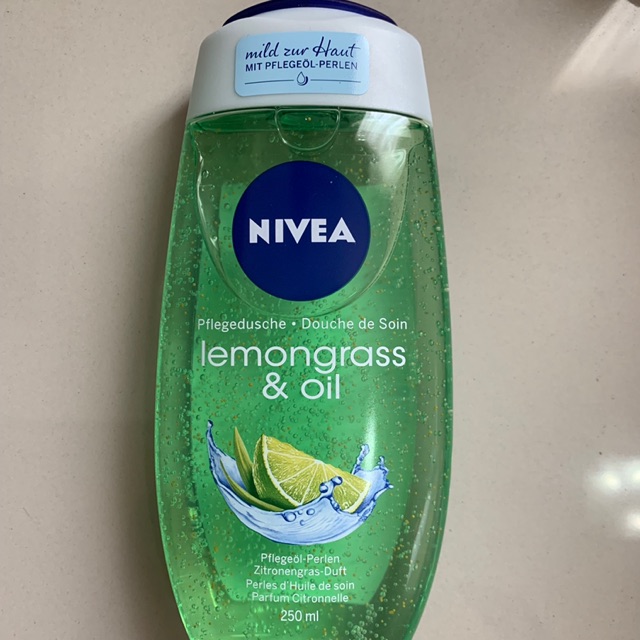 Nivea body wash lemongrass and oil