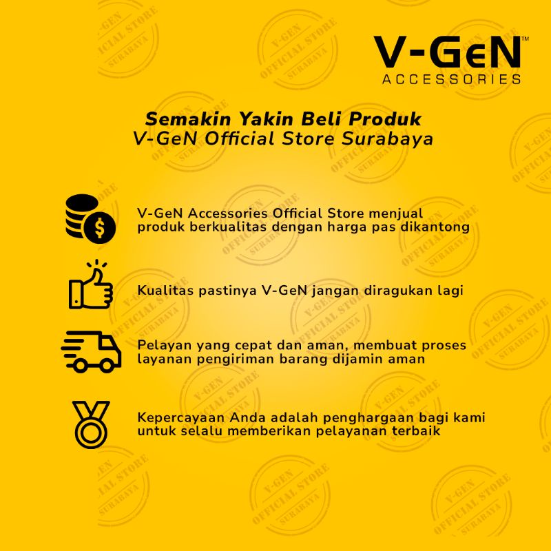 Headset Gaming V-GeN VHD1-02 HiFi Wired Headphone VGEN Gaming Stereo