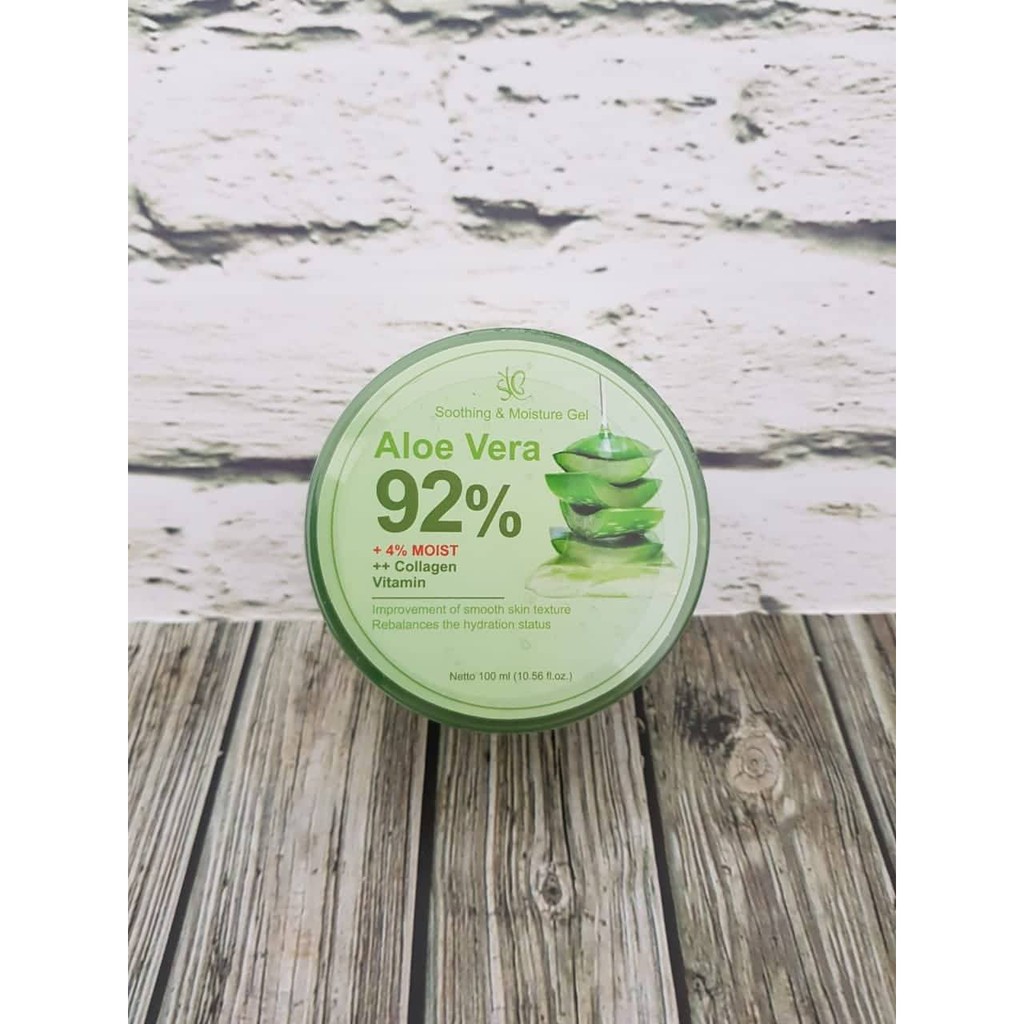 SYB ALOEVERA 92% SOOTHING GEL PLUS COLLAGEN ORIGINAL BPOM / ALOE VERA