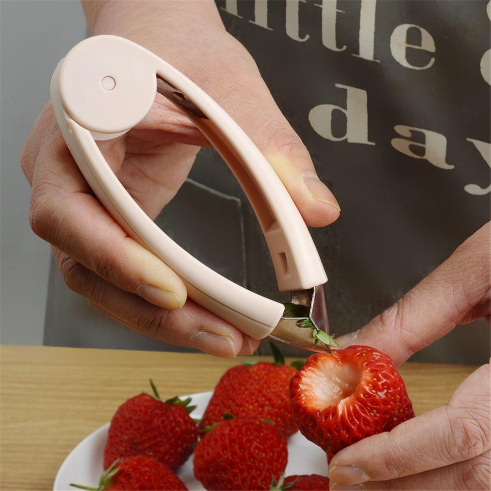 Populer Pengupas Mata Nanas Tomat Dapur Buah Strawberry S eed Remover Clip