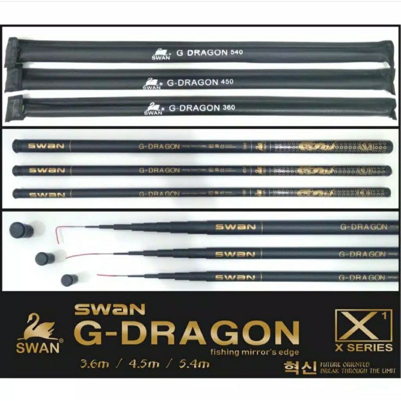 Tegek Swan Dragon 360, 450 & 540 Asli Korea