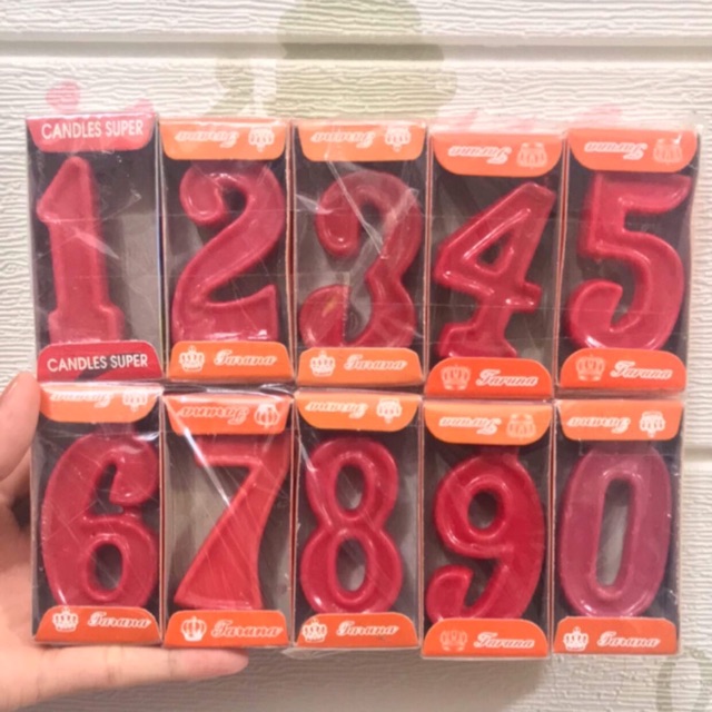 Lilin Angka Ulang Tahun / Lilin Ulang Tahun Angka Taruna / Gloria