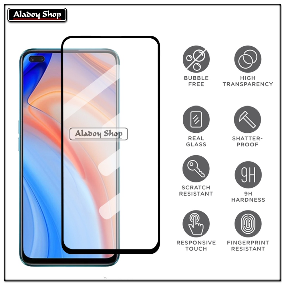 PAKET Tempered Glass Layar Oppo Reno 4 Free Tempered Glass Camera