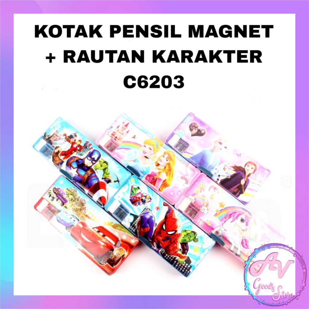 

Kotak Pensil Magnet Sedang Karakter C6203 / Tempat Pensil Karakter Fancy Lucu