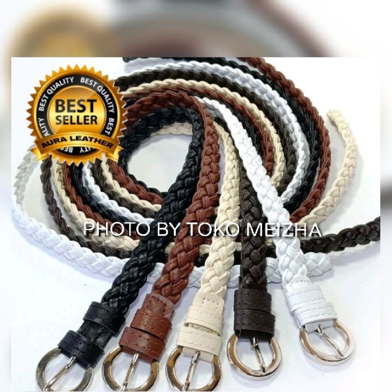 Ikat Pinggang Wanita Model Jalinan Anyam / Belt Wanita Anyam