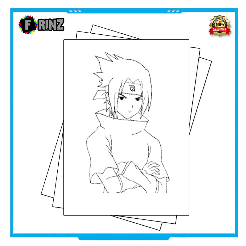 Gambar Sketsa Mewarnai ~ 11 . Naruto Part 1 / Seketsa Lukis / Drawing Sketch / Menggambar-15