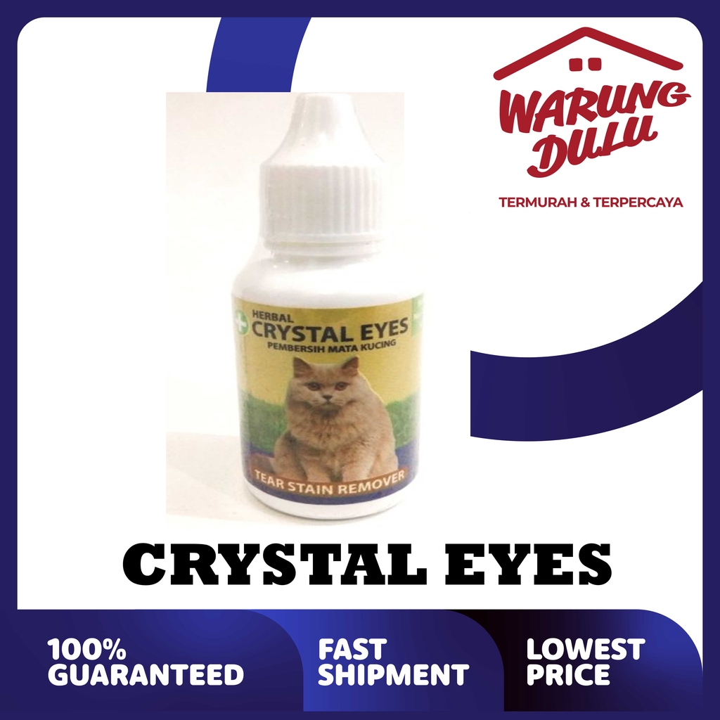 CRYSTAL EYES CAT HERBAL PEMBERSIH MATA KUCING BELEK KOTOR IRITASI