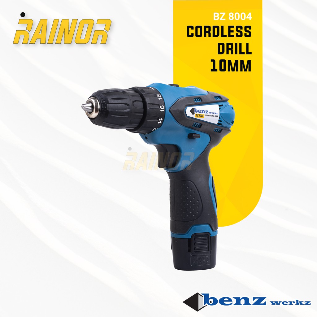 Bor Baterai Cordless Drill BZ8004 / Bor Tangan Baterai 12V Benz
