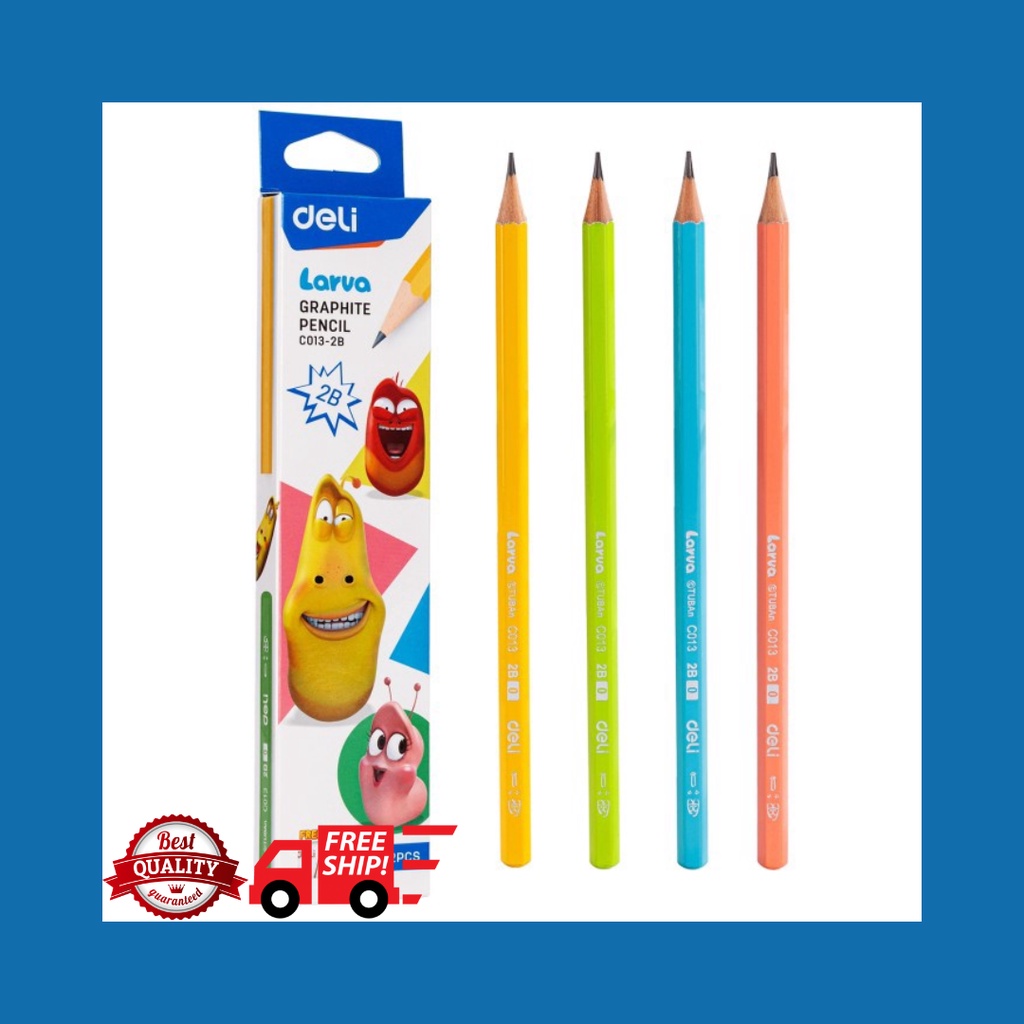 

PENSIL DELI 2B + ERASER C013-2B