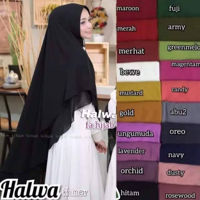 Khimar Ceruti / Hijab / Khimar Besar / Khimar Jumbo