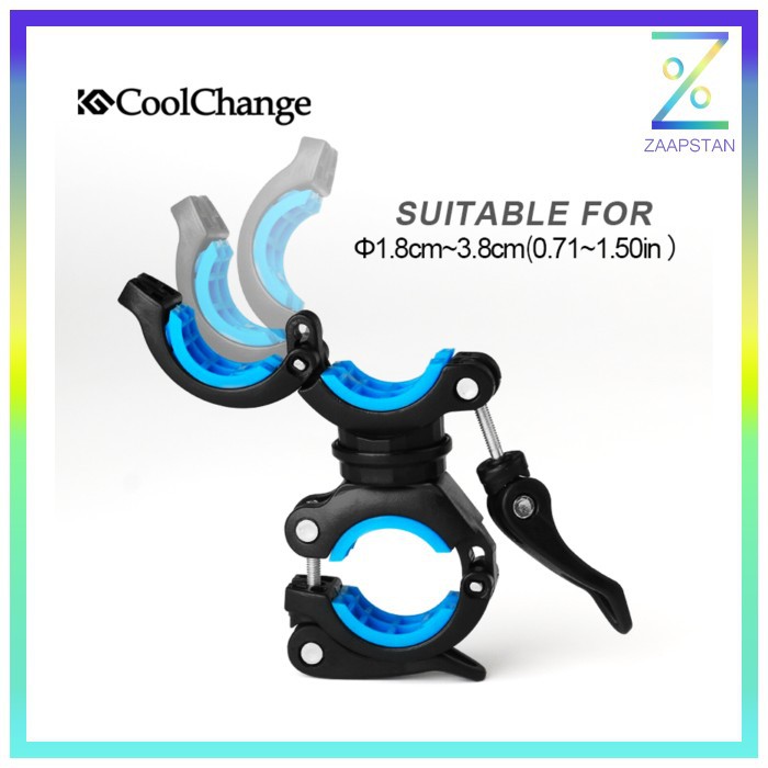 CoolChange Clamp Penjepit Senter Stang Sepeda - 02011 - Black