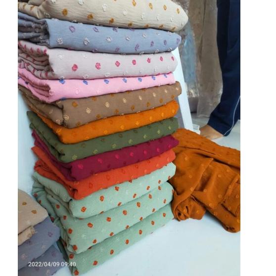 "Gsk31au22в" [ WIRA TEXTILE ] URAGIRI TWO TONE / URAGIRI AIRFLOW / CRINKLE DOT