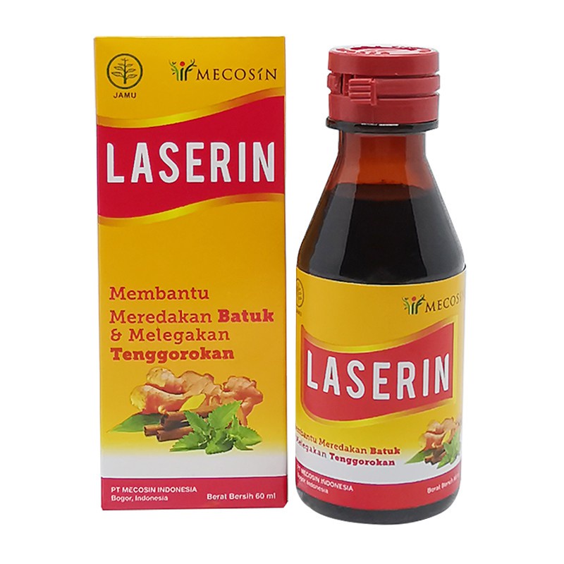 LASERIN Sirup Batuk Anak 110 ML, 60 ML, 30 ML Syrup Cough Sakit Tenggorokan