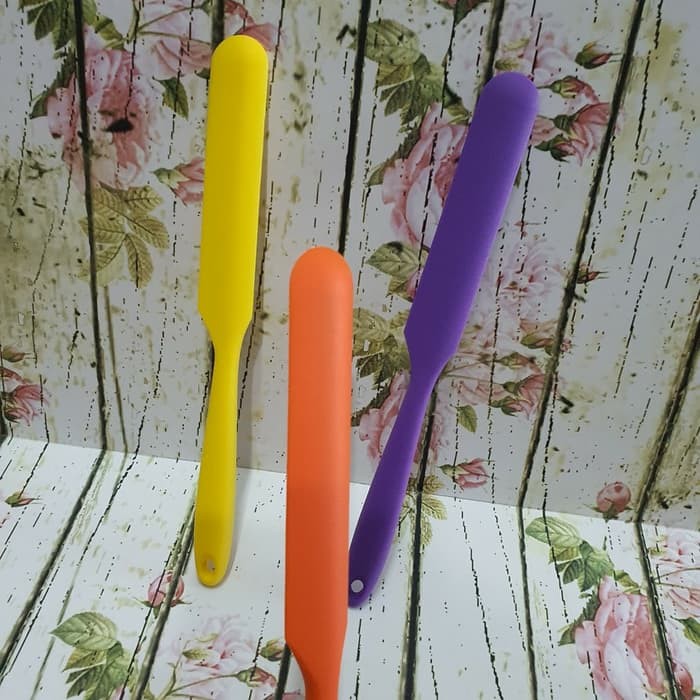 silicone spatula butter scrapper / spatula pengaduk adonan / oles mentega / cream spatula