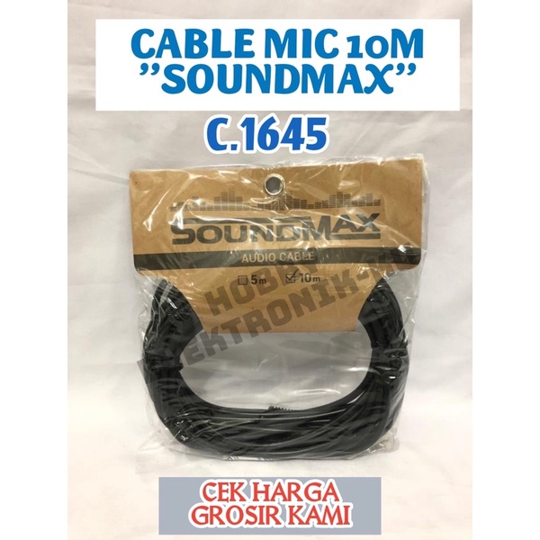 CABLE CONNECT MIC 10M SOUNDMAX + PACKING