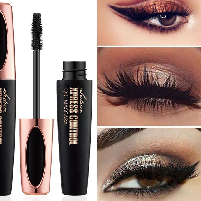 ♨ 4D Silk Fiber Lash Mascara / Eyelash Mascara Heavy Full Figure / Mascara Waterproof QIC ☉