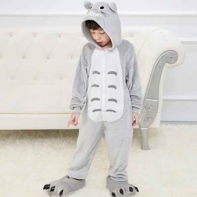 BAJU ONESIE KOSTUM TOTORO ANAK COSPLAY IMPOR PIYAMA