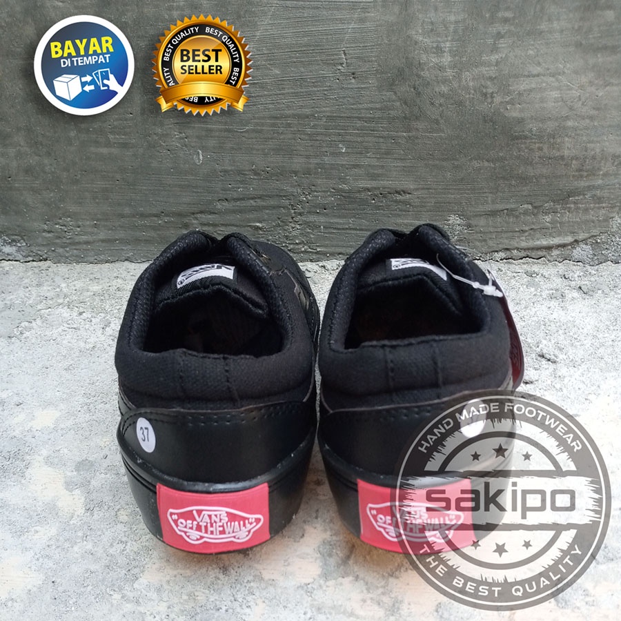 PROMO 8.8 KEMERDEKAAN SALE !! SEPATU SNEAKERS WANITA DAN PRIA REMAJA VANS OLDSKOOL VANS CACING TERMURAH TERLARIS / SEPATU SEKOLAH HITAM BERTALI / SAKIPO