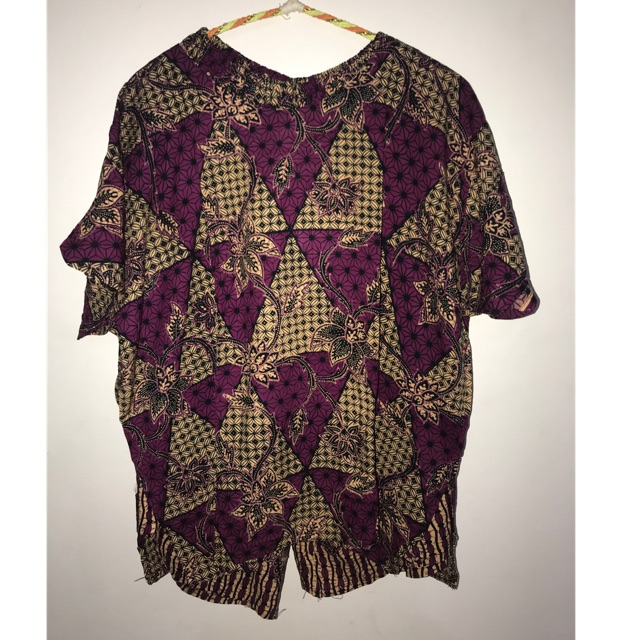 Baju tidur wanita atas bawah batik yovi