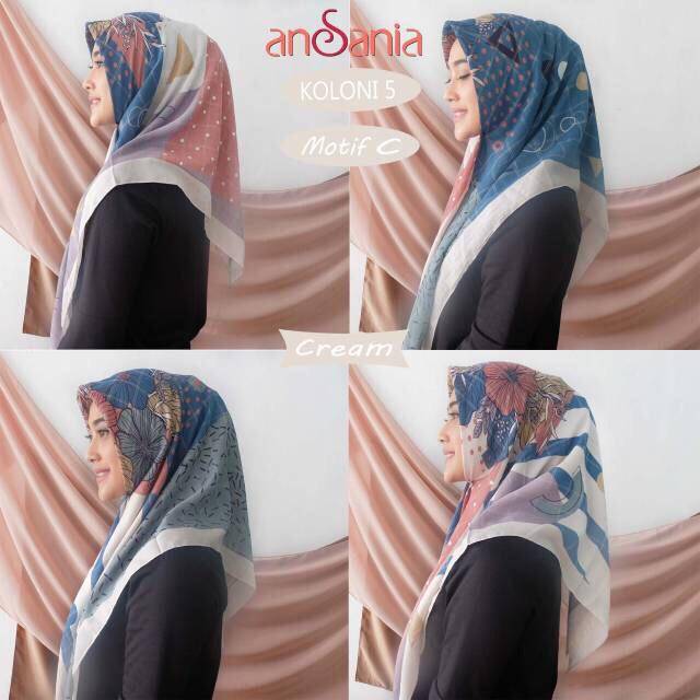 Hijab Ansania motif