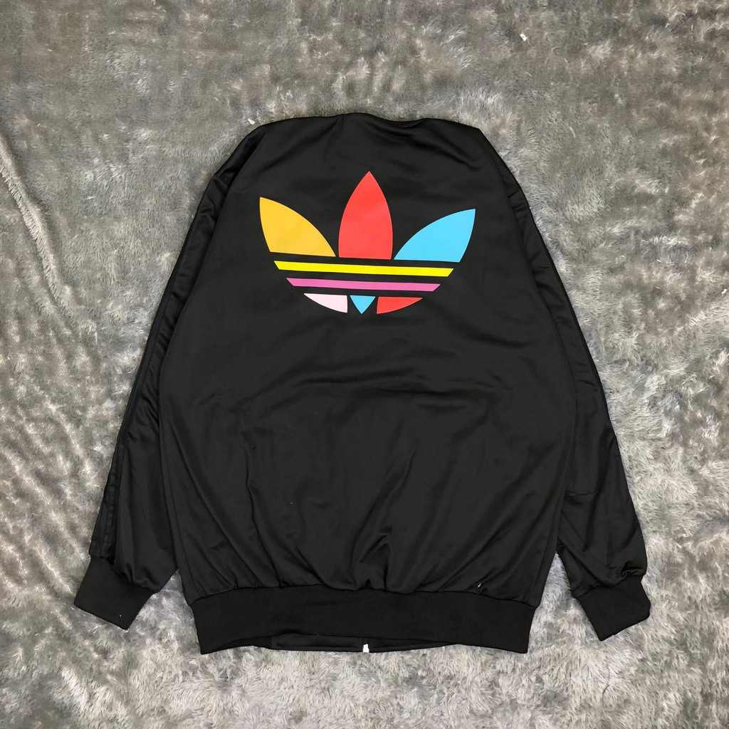 JAKET ZIPPER TRACKTOP ADIDAS X PHARRELL WILLIAMS SUPERCOLOUR BLACK