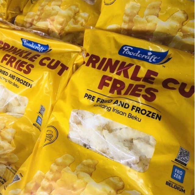

French Fries Crinkle Cut Food Craft 1000gr