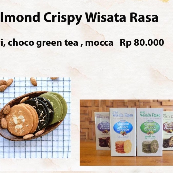 

wisata rasa almond crispy