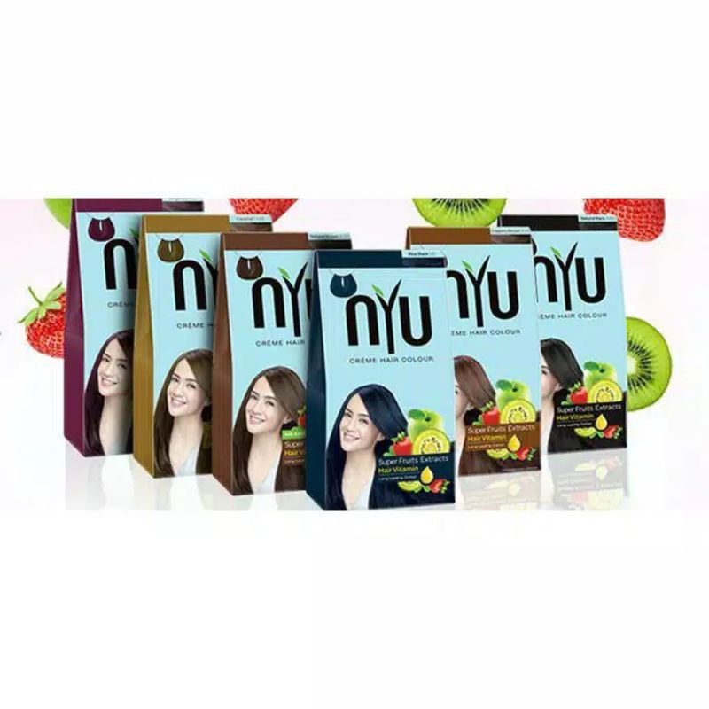 NYU hair color pewarna rambut halal