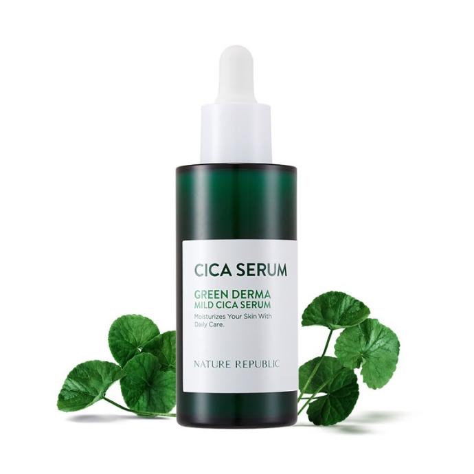NATURE REPUBLIC GREEN DERMA MILD CICA SERUM