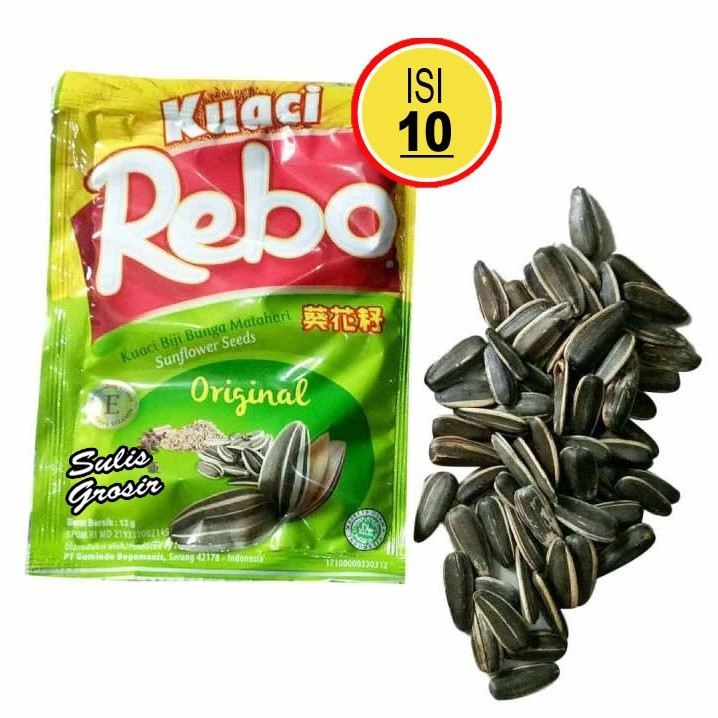 

Kuaci Rebo Original & Green Tea 16g x 20