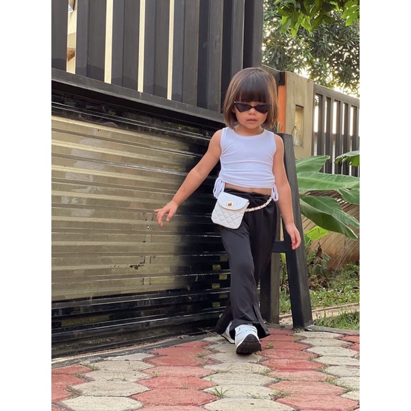 Crop Top Anak Tank Top Anak Perempuan Cewek / CANDICE CROP TOP