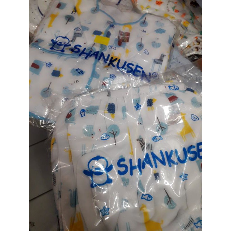 3pcs Baju Bayi Tangan Pendek SHANKUSEN Sni-3