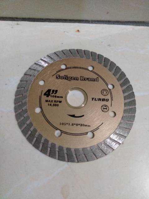 Mata pisau potong keramik turbo 4&quot; omega