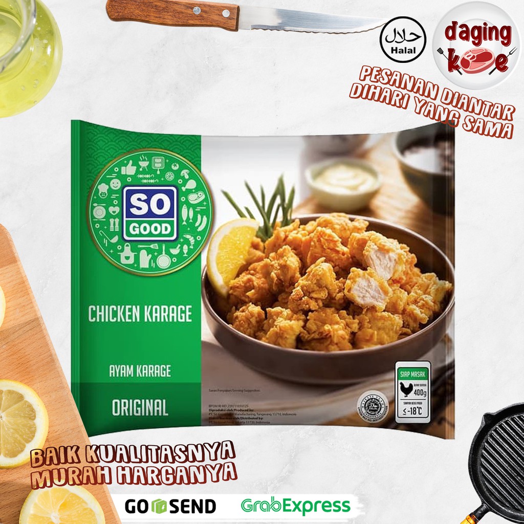 

SO GOOD Ayam Karage ayam instan siap olah siap saji 400 gr DK219