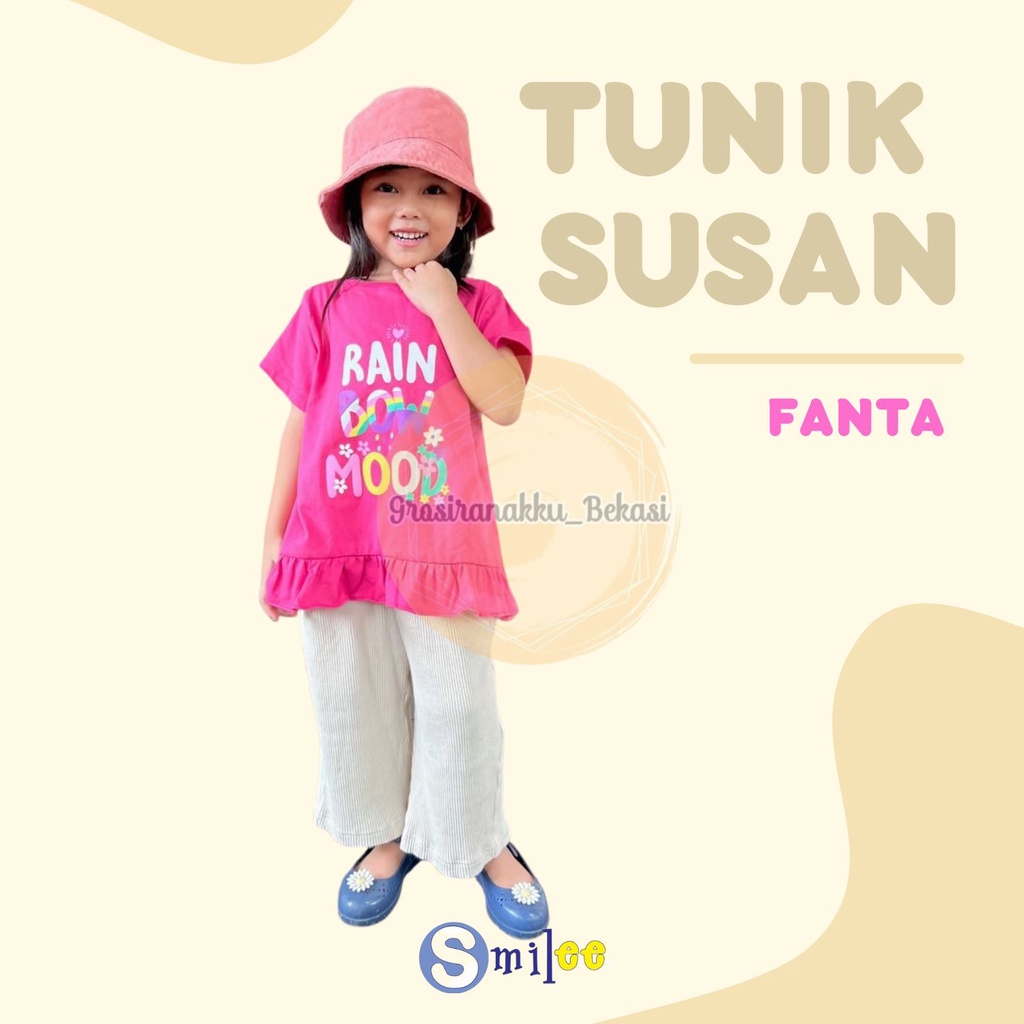 Tunik Anak Smilee Susan Fanta 1-5 tahun