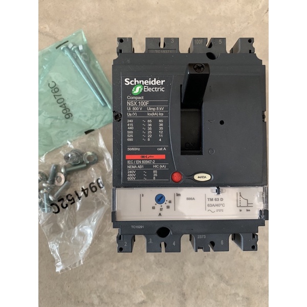 MCCB NSX 100F 44/63A SCHNEIDER
