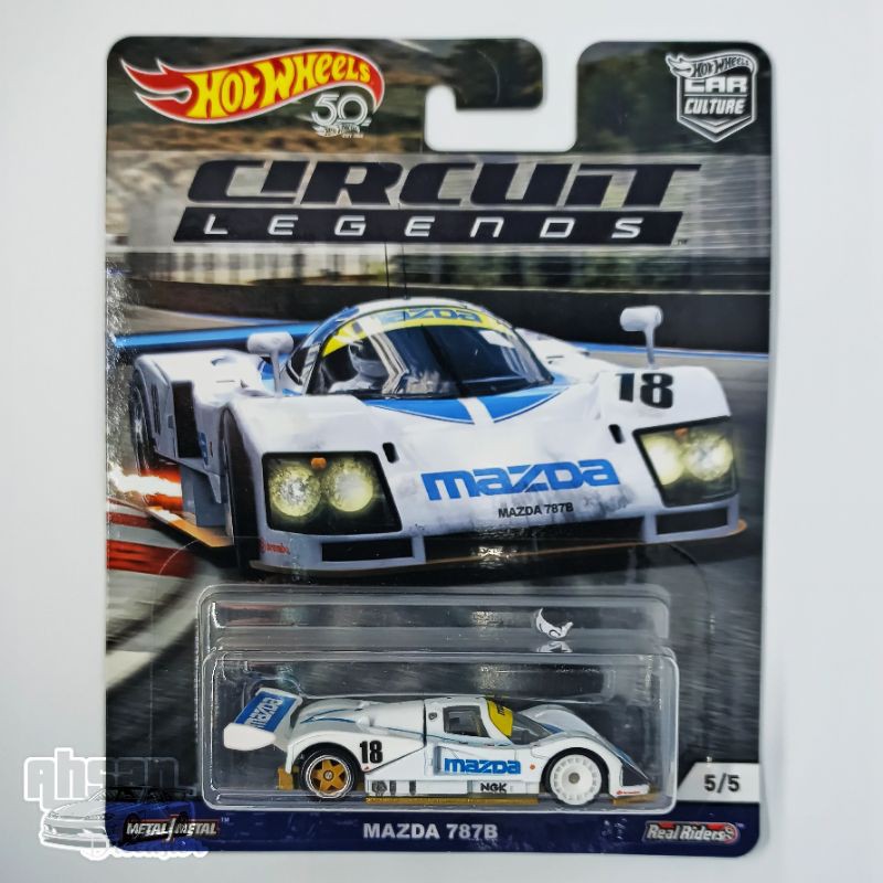 Hot Wheels Car Culture Circuit Legend Mazda 787B Porsche 962 16 Ford GT Race