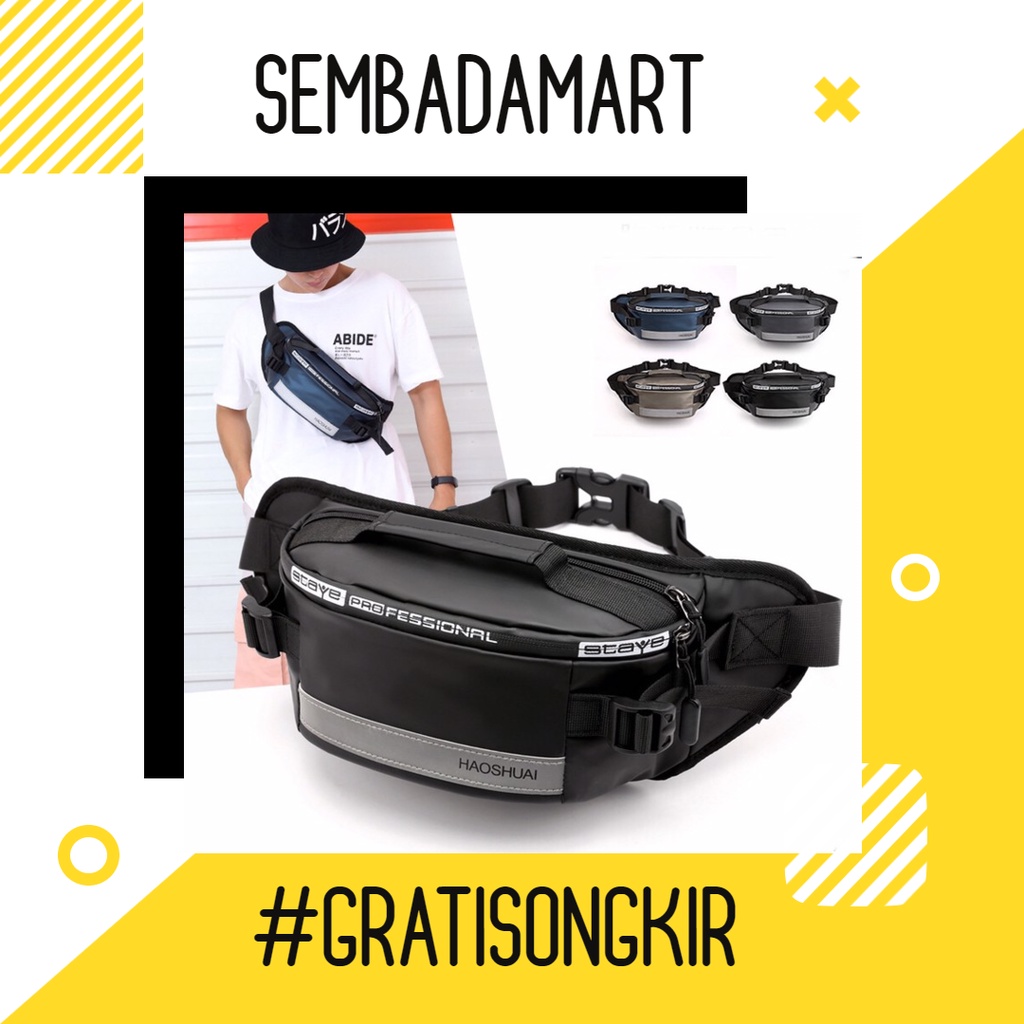 Tas Pria Slempang Murah Taspria Selempang Taspriaselempang Tascowok JS5UM8 TREND Cowok KEKINIAN LV