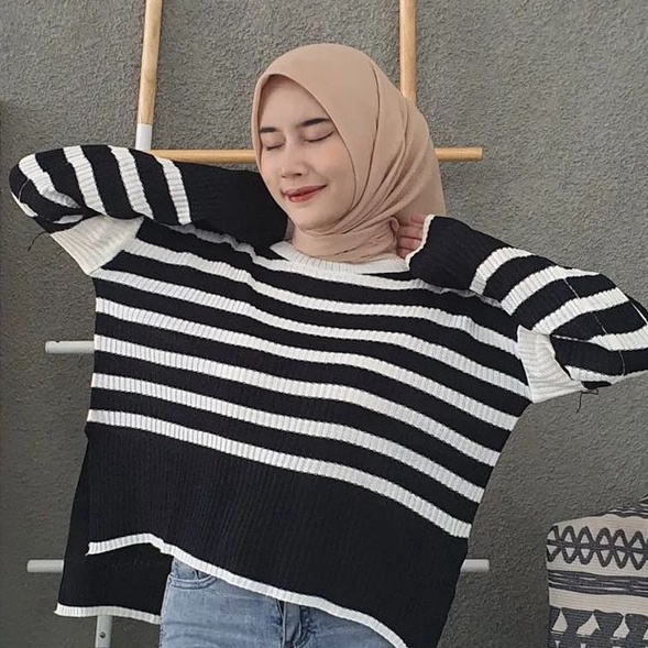 Outwear Wanita Terbaru Jeany Knite Bahan Rajut Ala Korean Style