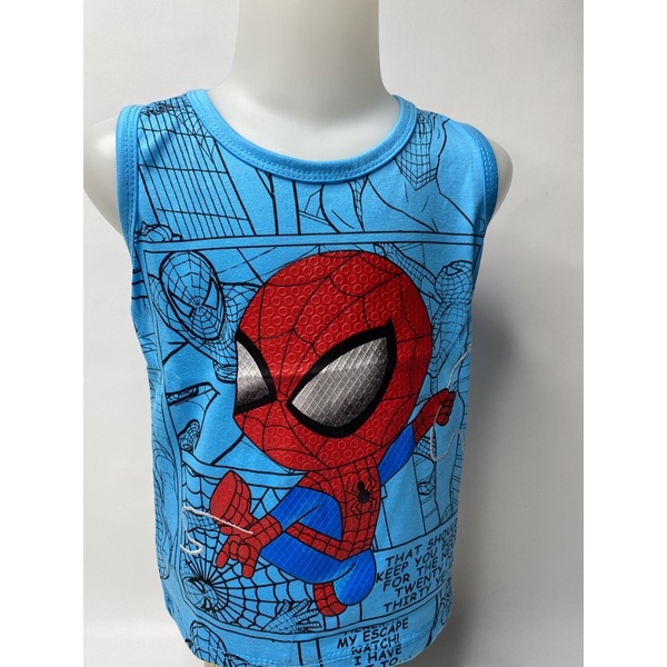 Singlet anak laki-laki-singlet SPIDERMAN FULL PRINT 1-10 tahun