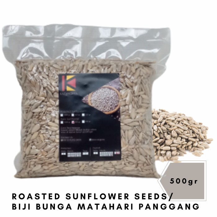 

vf501ge Roasted Sunflower Seed / Kuaci Kupas Panggang 500Gr Dscscv