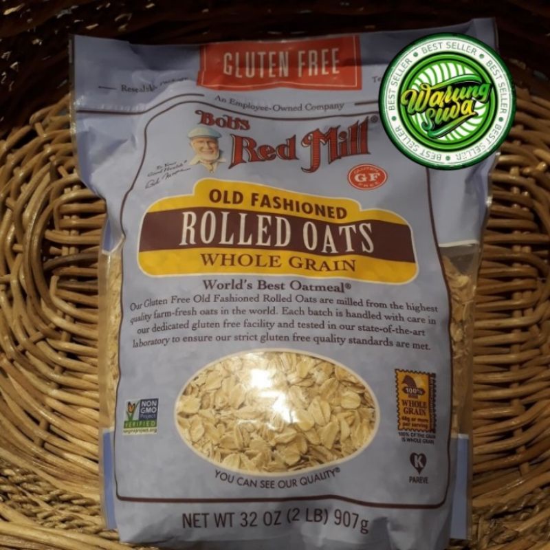 

Bob's red mill old fashioned rolled oats whole grain 907 gram