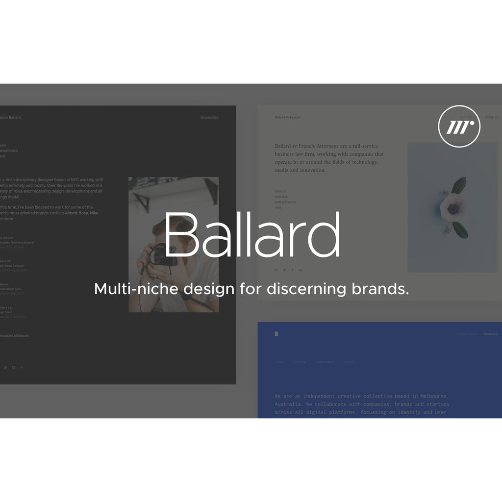 Template Ballard CV Agency Law Restaurant Template Web