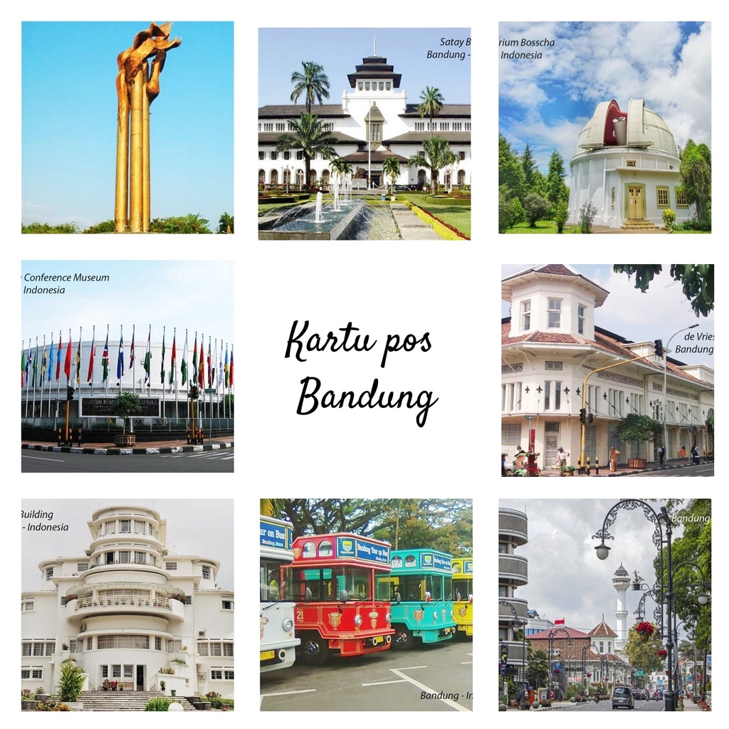 

MC- Kartu pos Kartupos Kota Bandung / Bandung City Postcard